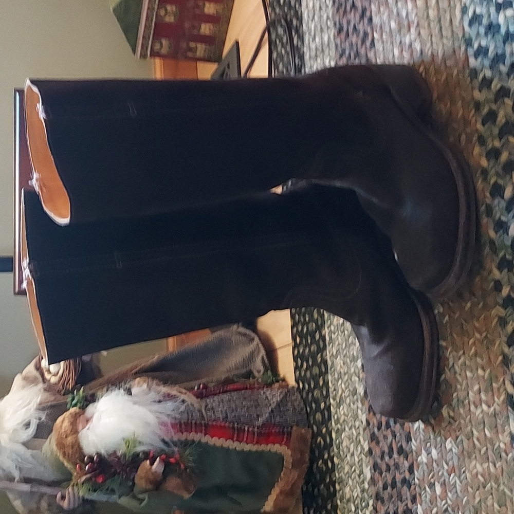 Frye suede brown campus boots 7 vintage